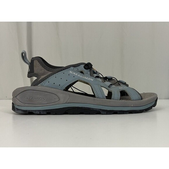 Salomon Tech Revo Women’s Sandal 2004 VTG Granola Girl Sz 8 Light Blue & Gray - Picture 9 of 11